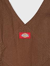 Dickies mens Bib Overalls, Rinsed Timber, 38W x 30L
