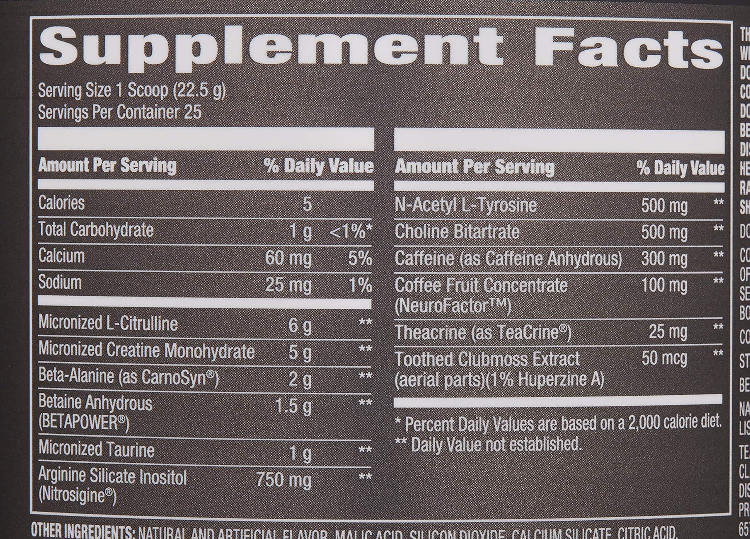 OWN PWR Elite Series Pre Workout Powder, Fruit Punch, 25 Servings, Keto Friendly, 5G Creatine, 2G Beta Alanine (as CarnoSyn), 300 mg Caffeine & more: Health & Personal Care
