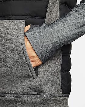 chaleco nike hombre gris