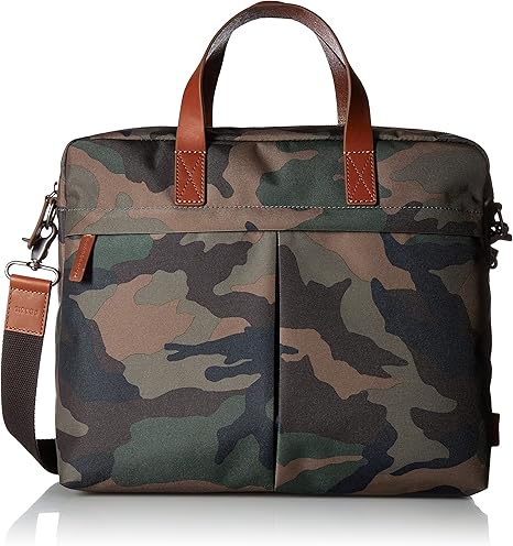 fossil buckner leather briefcase