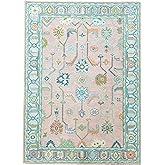 Hand Tufted Oushak Traditional Wool Area Rugs 8' x 10' - Durable - Living Room, Dining Room, Bedroom, and Entryway Area Rugs-