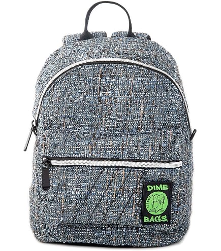 Dime Bags Small Everyday Backpack, Padded Straps, Secret Pocket, Heavy-Duty Zippers, Removable Airtight Bag, Water-Resistant Fabric, Ideal for Festivals and Travel, Club Kid (Cobalt)