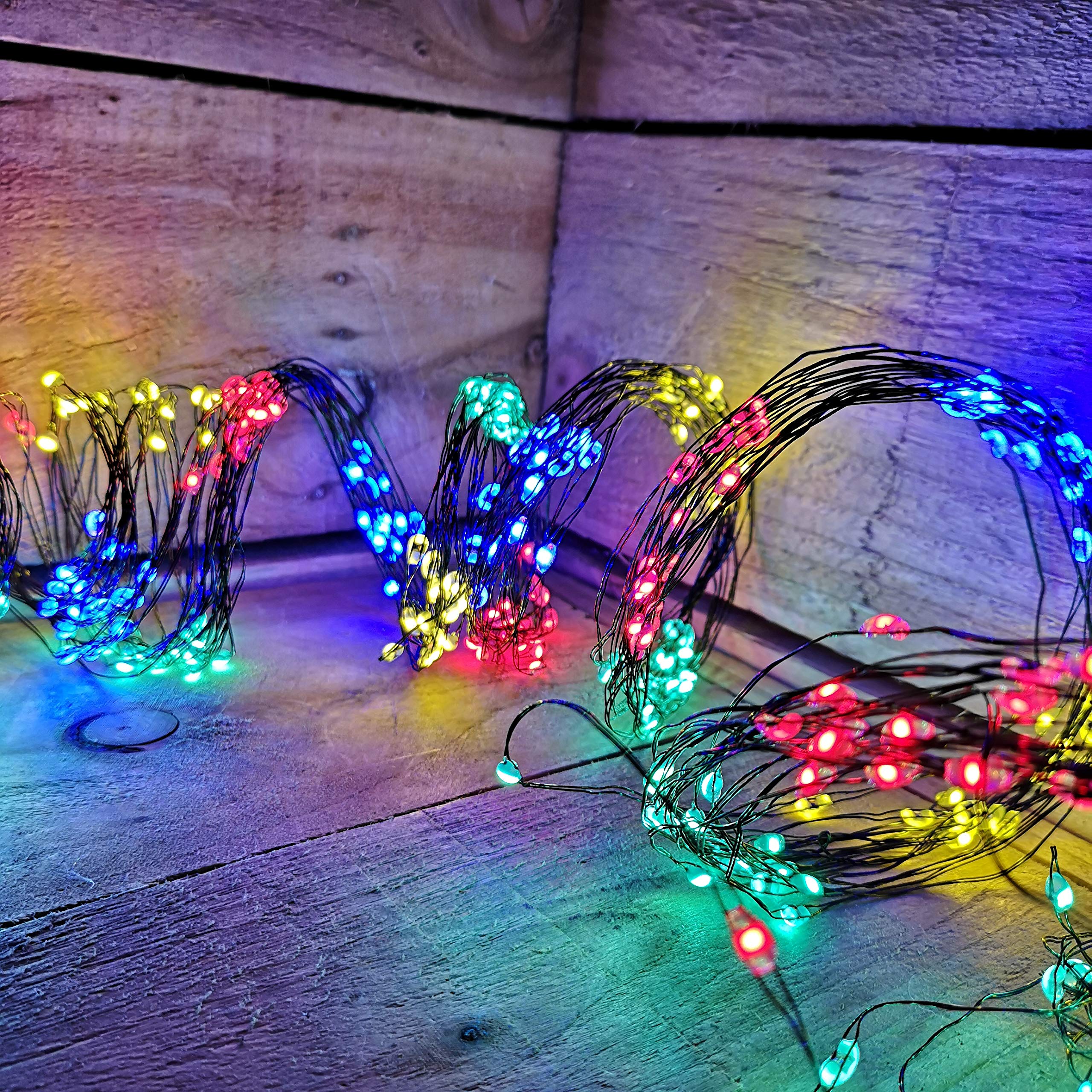 Premier Waterfall Ultra Brights Multi Action 400 Multicoloured LED Christmas Lights