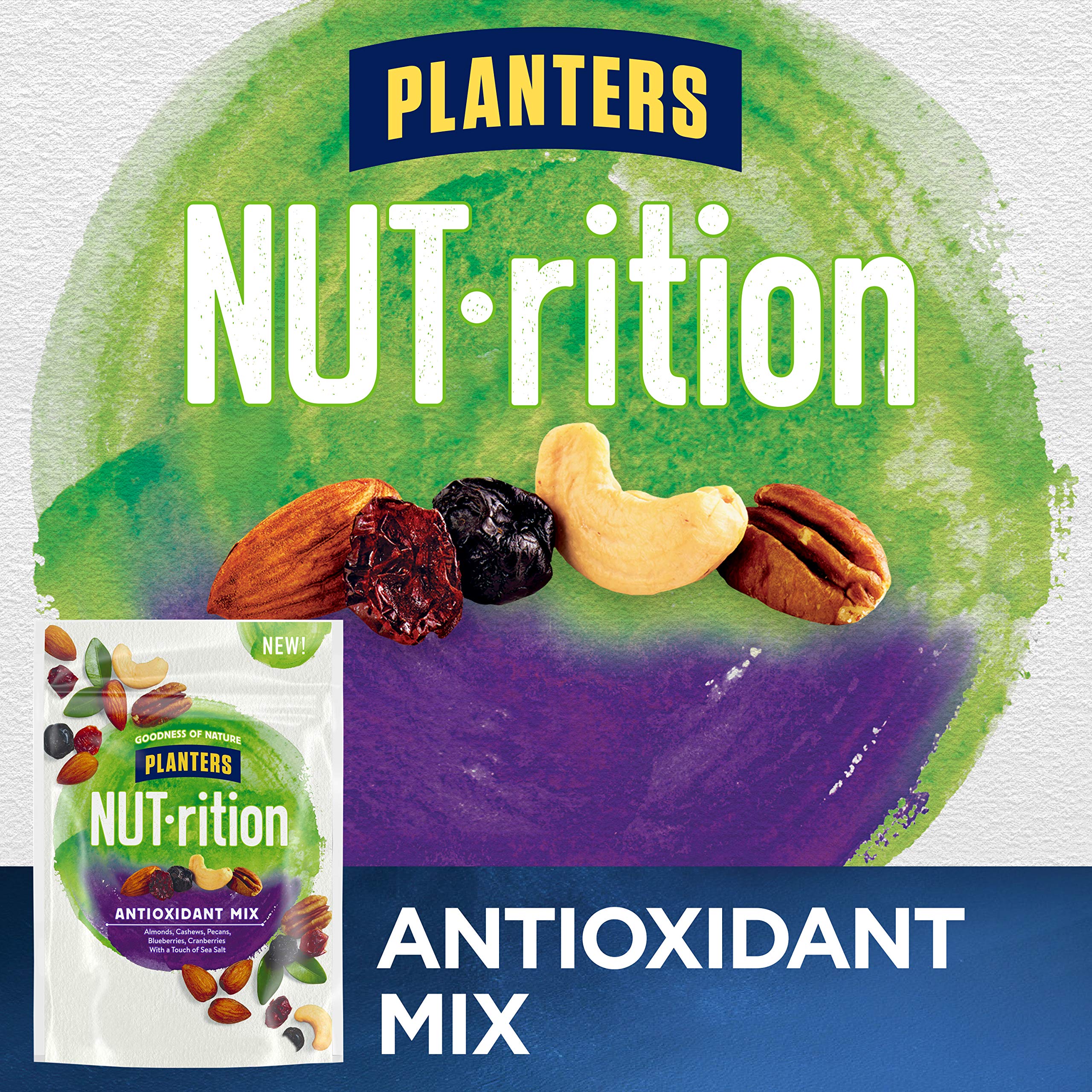 Planters Nutrition Antioxidant Nuts, Snack Mix, 5.5 Oz on Galleon