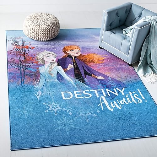 Safavieh Collection Inspired by Disney’s Frozen II - Destiny Rug (6' 7" x 9')