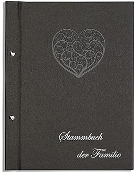 A4 Stammbuch Stammbuch der Familie Dany Hochzeit Standesamt incl. 11 Klarsichthüllen