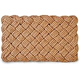 Rope Doormat 30x17 Inch, Woven Mat for Indoor and Covered Outdoor, Welcome Mat