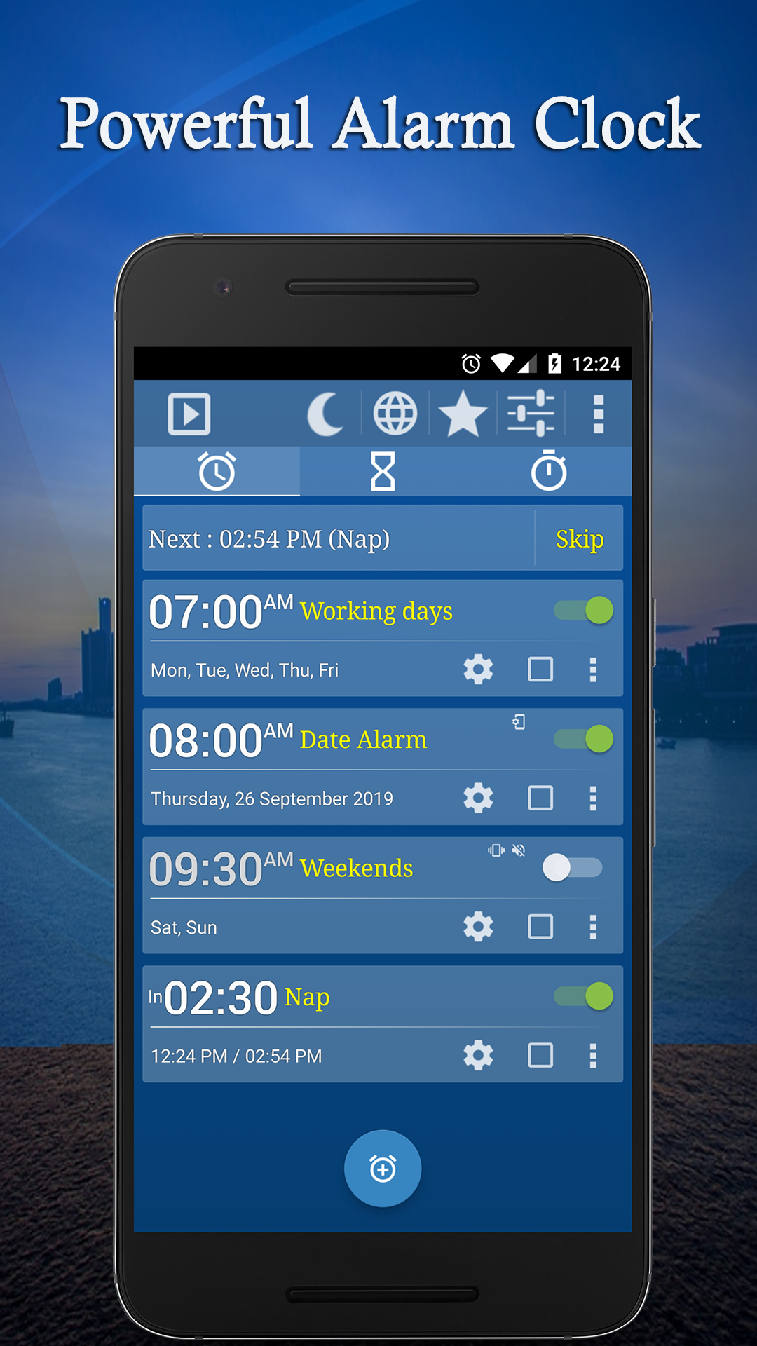 Alarm Clock & Timer & Stopwatch & World Clock (Ad-Free) - Thumbnail 2