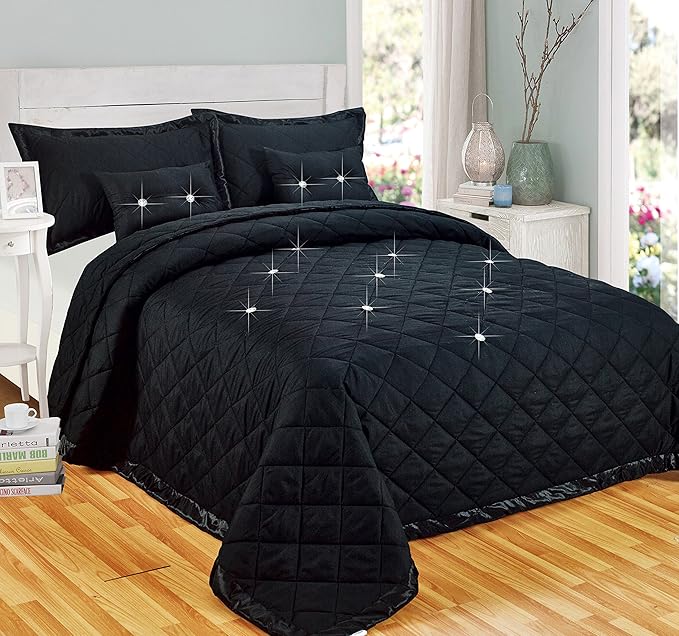 Online Bedding Store New Premium Quality Reversible Beautiful Diamond set