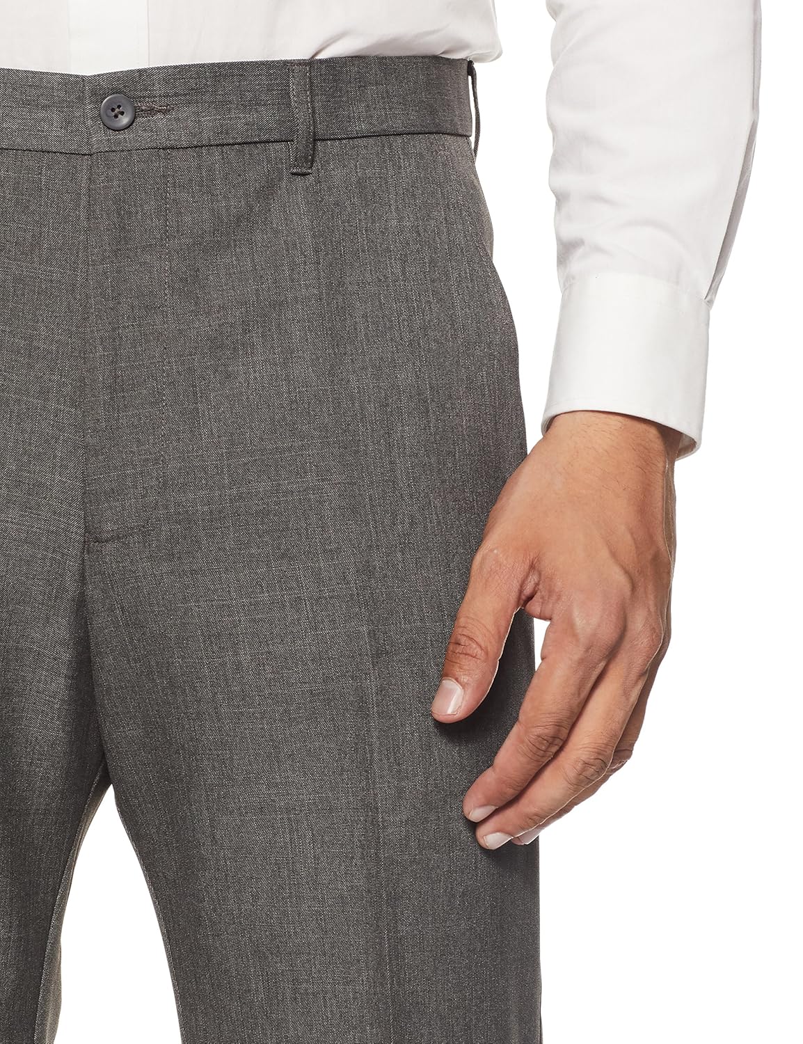 marks & spencer men's relaxed fit formal trousers