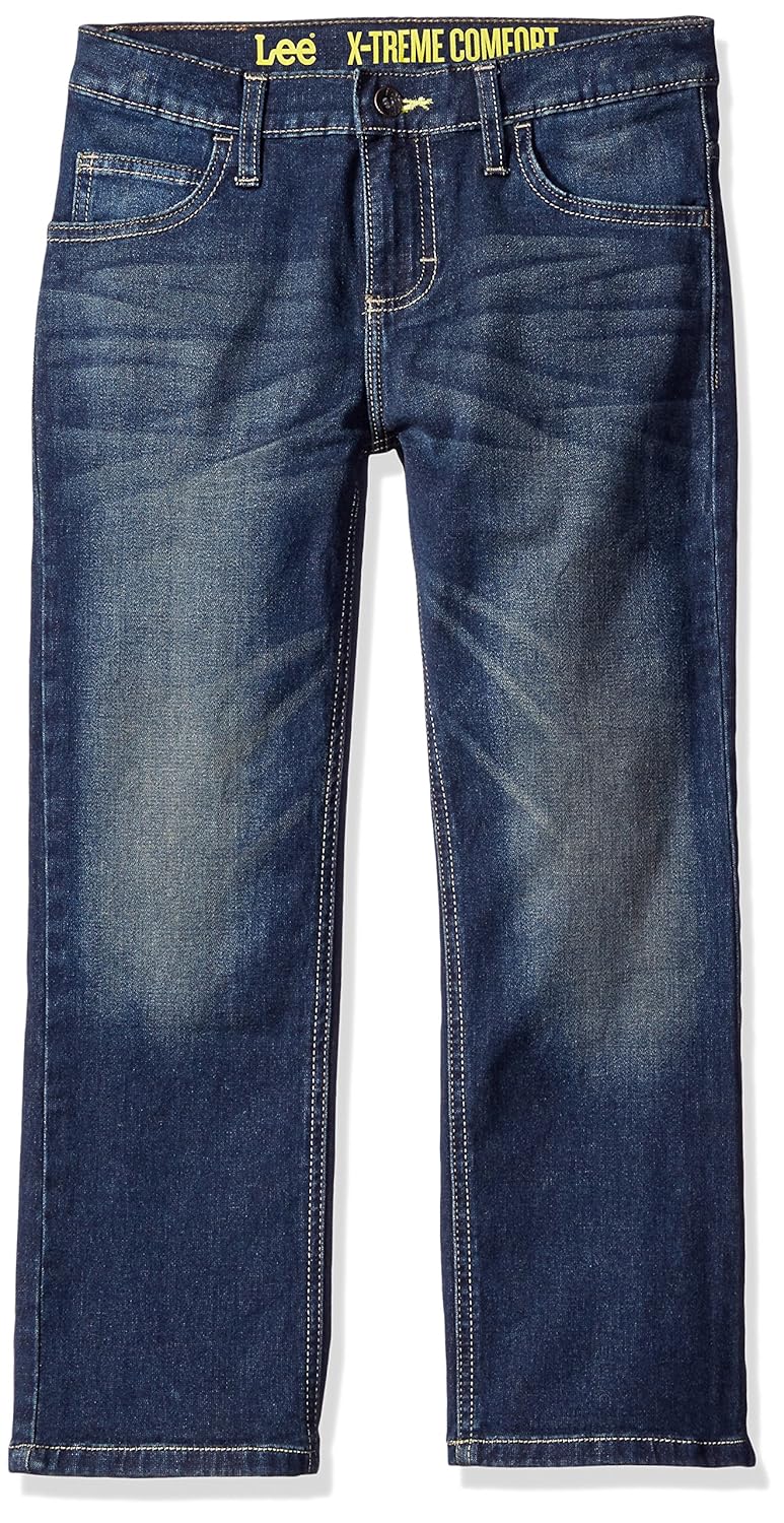 LEE Boys' Sport Straight Fit Knit Jeans Clothing