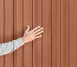 Keter Darwin 4x6 Garden Shed Natural Wood-Look Evotech Composite view 9