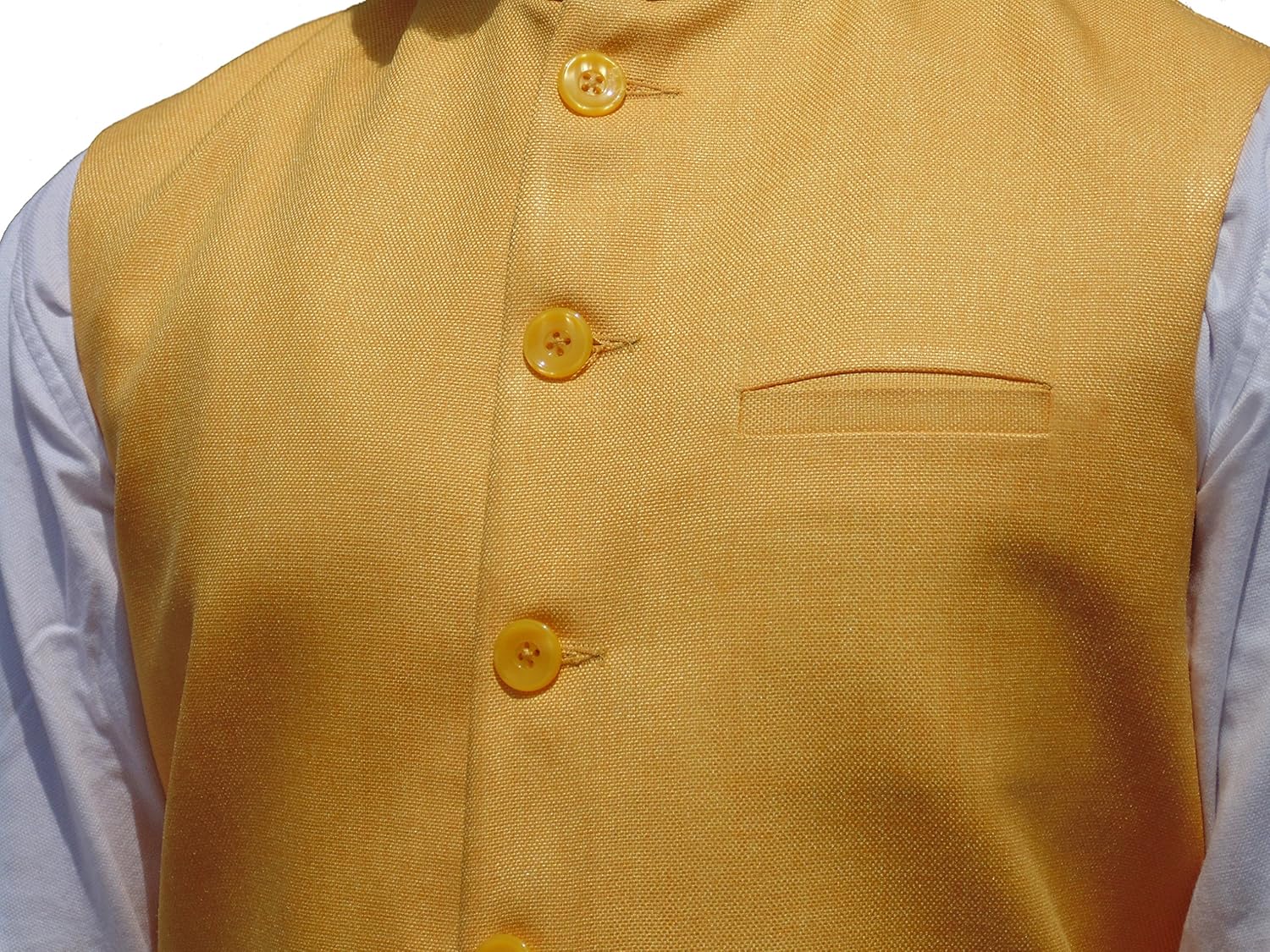 nehru jacket for men's (yellow)