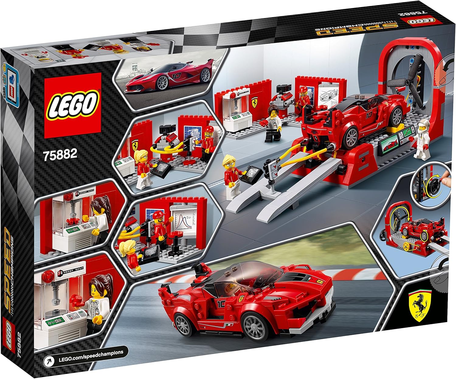 Лего speed champions ferrari