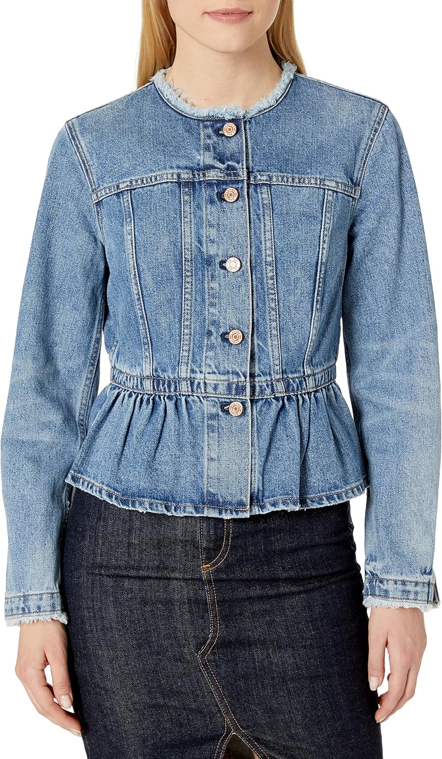 peplum jeans jacket