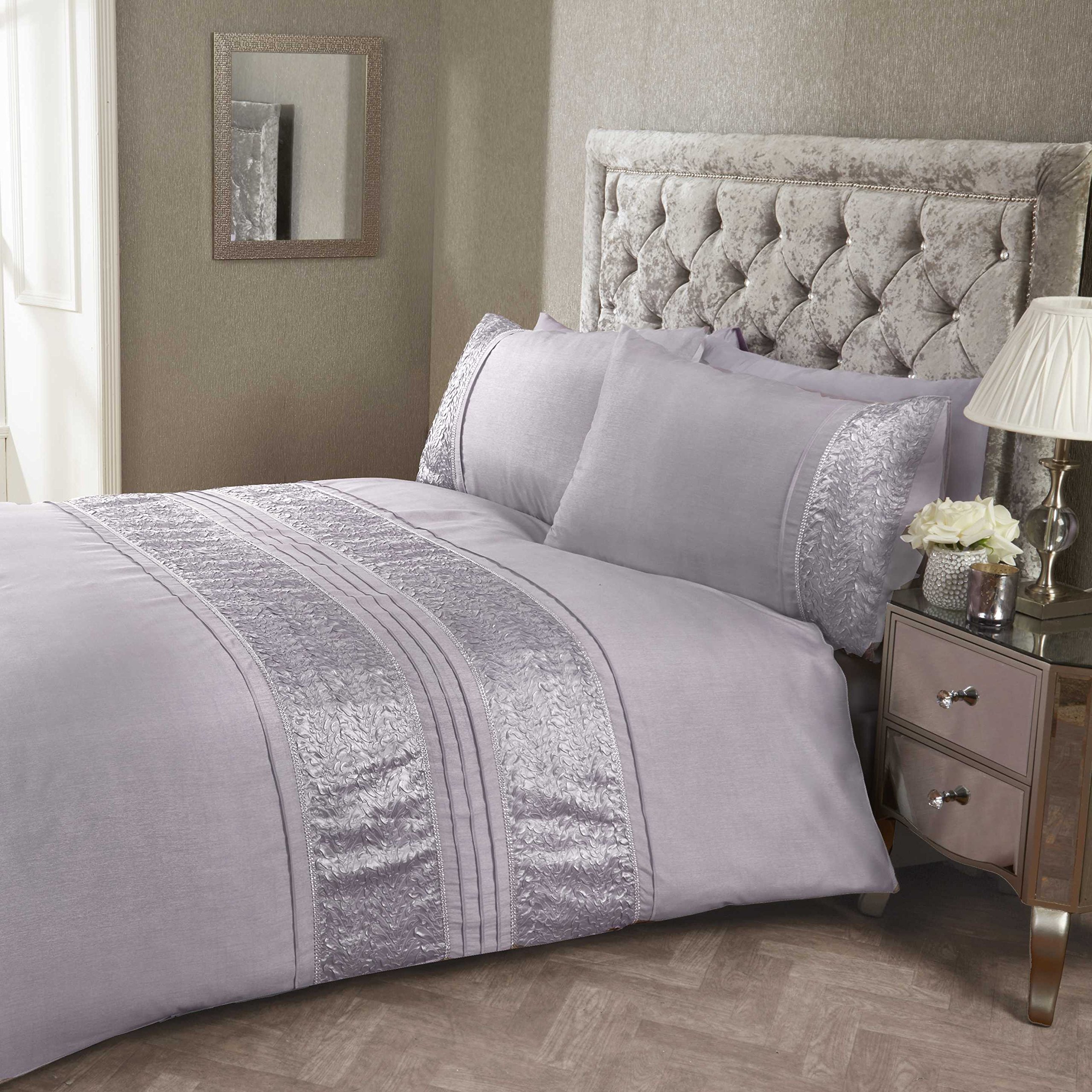 Rapport Aurora Duvet Set, Superking, Polyester-Cotton, Heather, Super-King