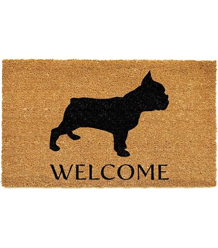 Funny 'Pardon My Frenchie' Doormat - Non-Slip Rubber Backing, 23.6x15.7 Inches, Indoor/Outdoor - View #11