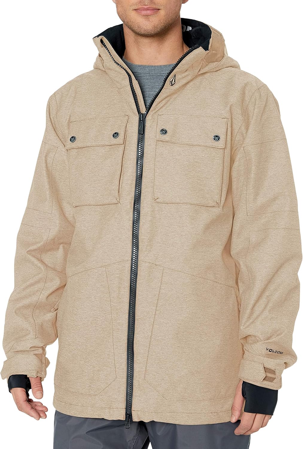 Volcom mens Pat Moore 3-in-1 2 Layer Stretch Snow Jacket: Clothing