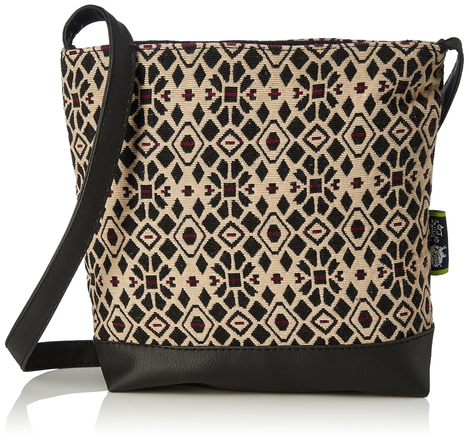 kanvas katha stylish jacquard sling collection women's bag (multi-color) ()