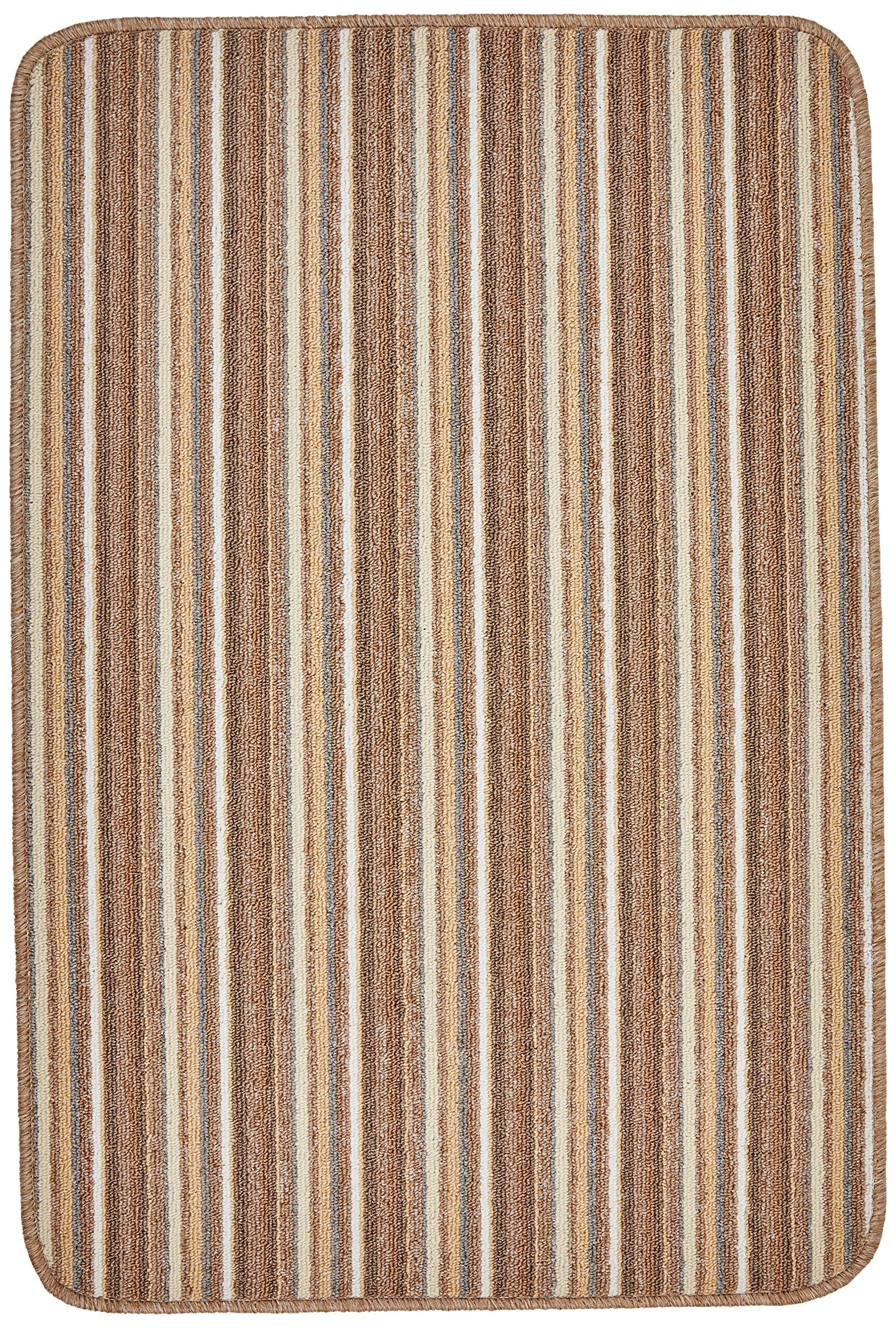 Dandy by William Armes, Ios Stripe Indoor Washable Rug, Cream, 100 x 67 — image 1