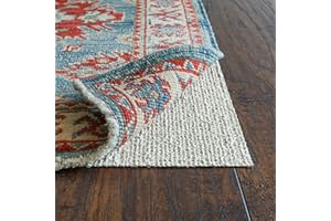 RUGPADUSA - Nature's Grip - 5'x8' - 1/16" Thick - Rubber and Jute - Eco-Friendly Non-Slip Rug Pad - Safe for Your Floors and Your Family, Many Custom Sizes