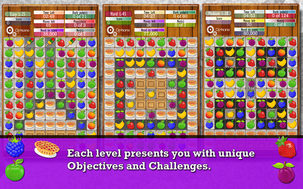 Fruit Drops Part II - Match Three Puzzle - Thumbnail 3