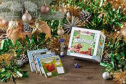 BrainBox Animals Card Game - Memory & Observation