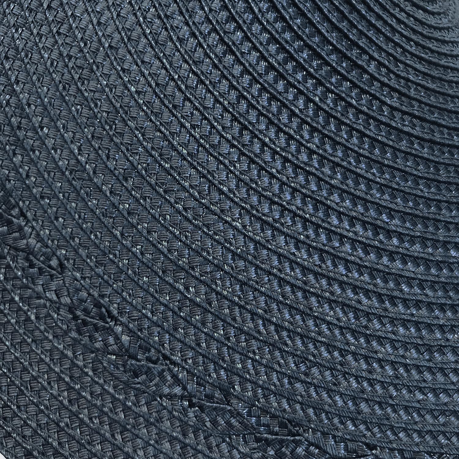 Benson Mills Braided Edge Round Placemats (Set of 6), 15", Navy: Home & Kitchen