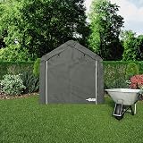 Garden Gear 6x6ft Heavy Duty Portable Shed Garage Galvanised Steel Waterproof view 4