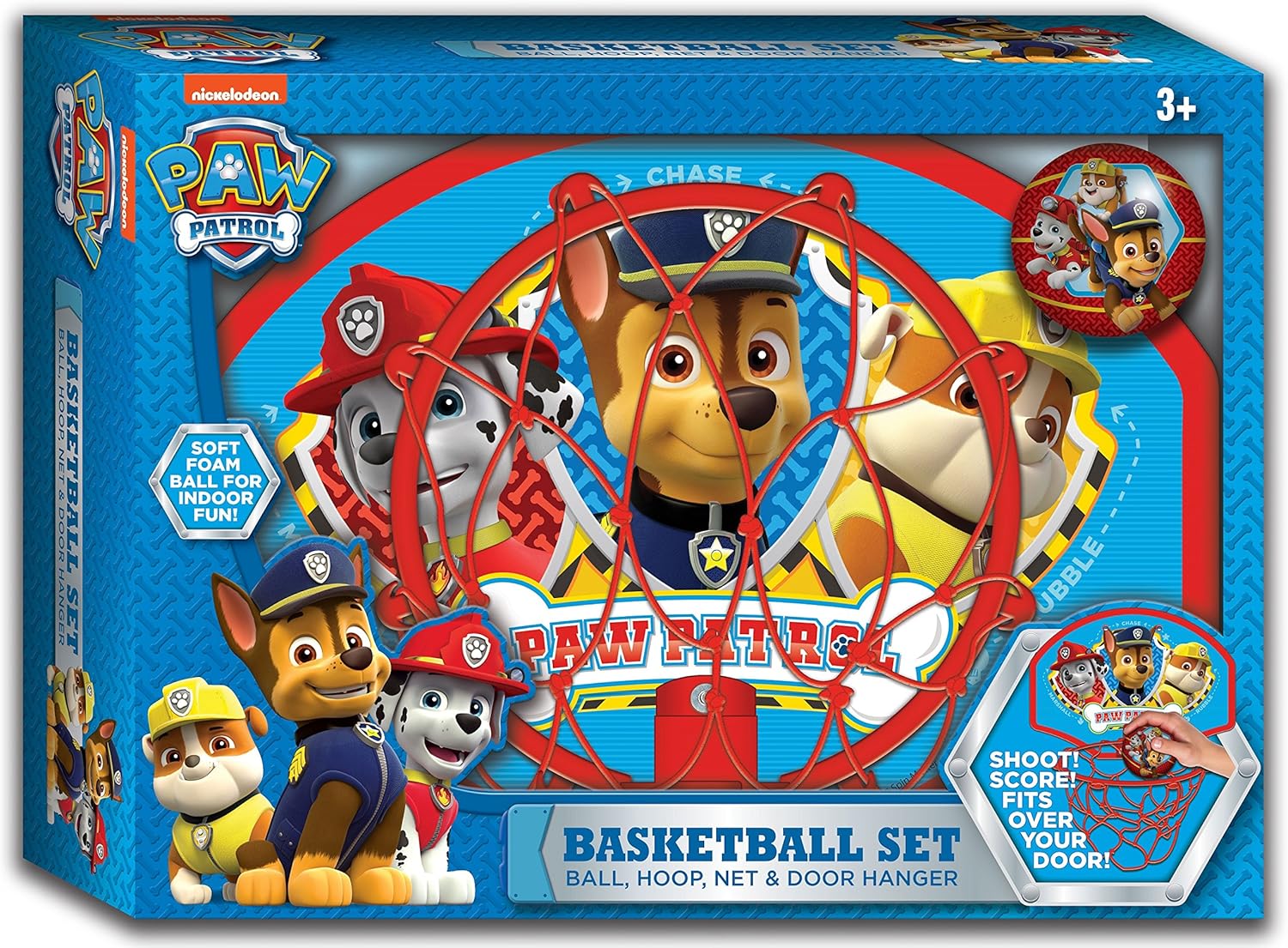 paw patrol basketball set