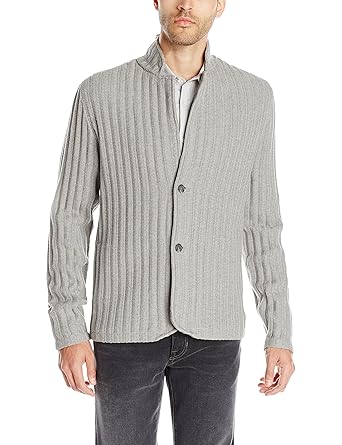 ribbed cardigan mens
