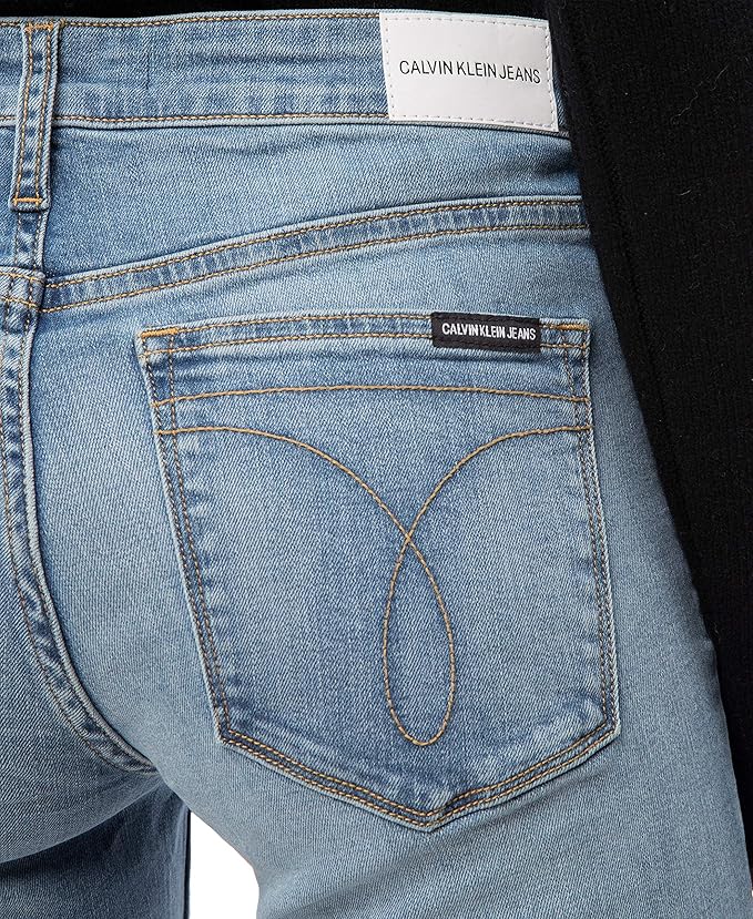 Calvin Klein 卡尔文克莱因 CK 中腰 女式紧身牛仔裤 28W*28L码 3.1折.88 海淘转运到手约¥193