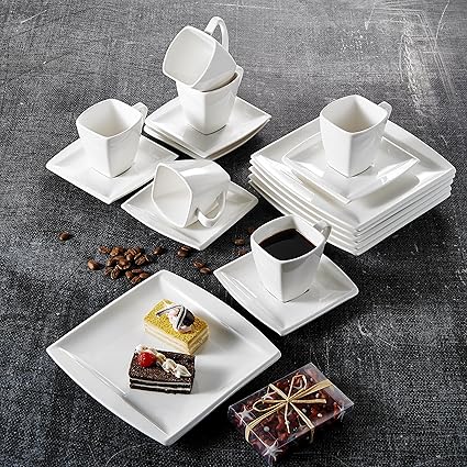6 Assiettes Plates 6 Assiettes Creuse à Soupe Pâte 6 Bols ...