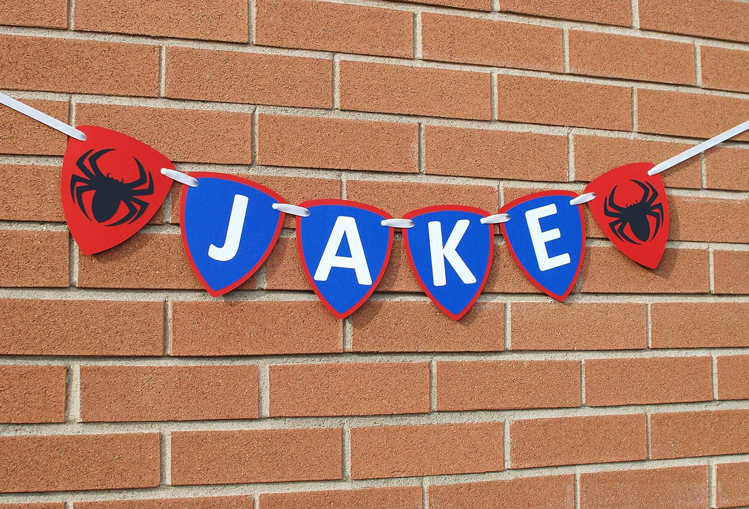 Luvish Creation Spiderman Birthday Banner Custom Name Banner