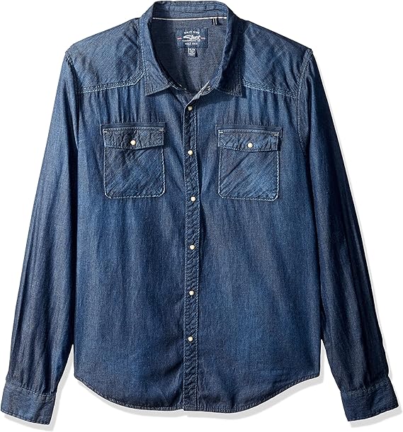mens denim shirts amazon