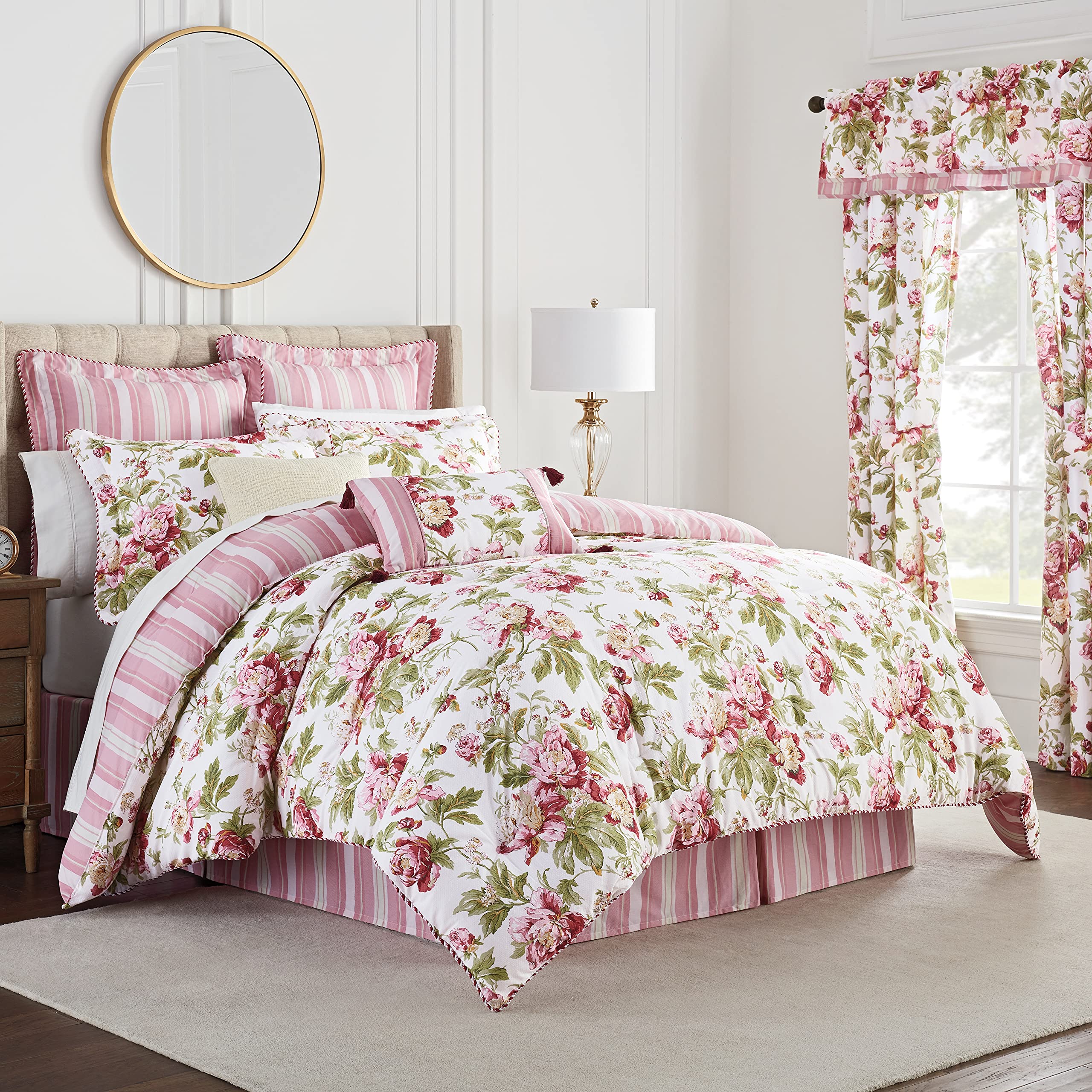 Waverly Forever Peony 4-Piece Comforter