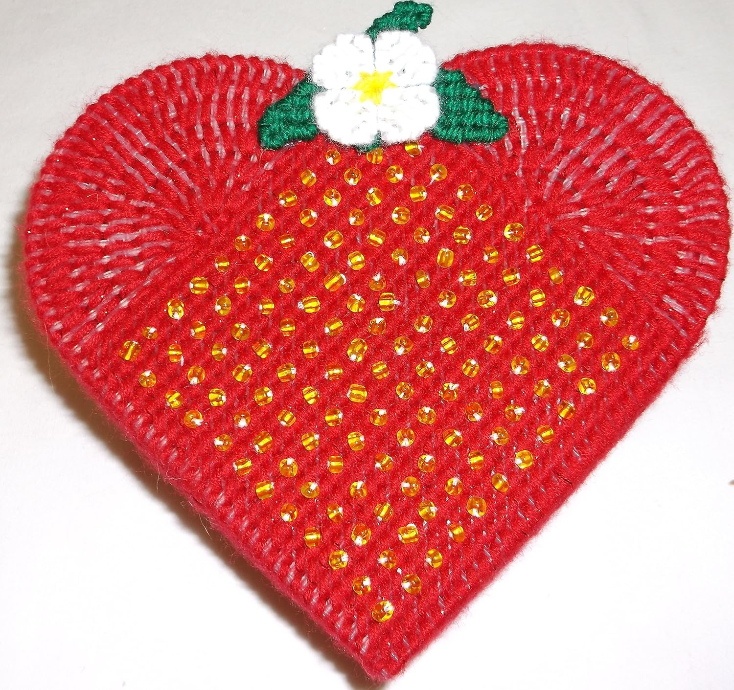 heart strawberry craft