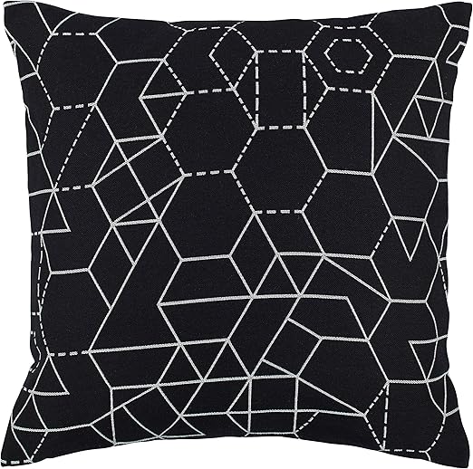 Amazon Com Rivet Modern Geometric Decorative Print Throw Pillow