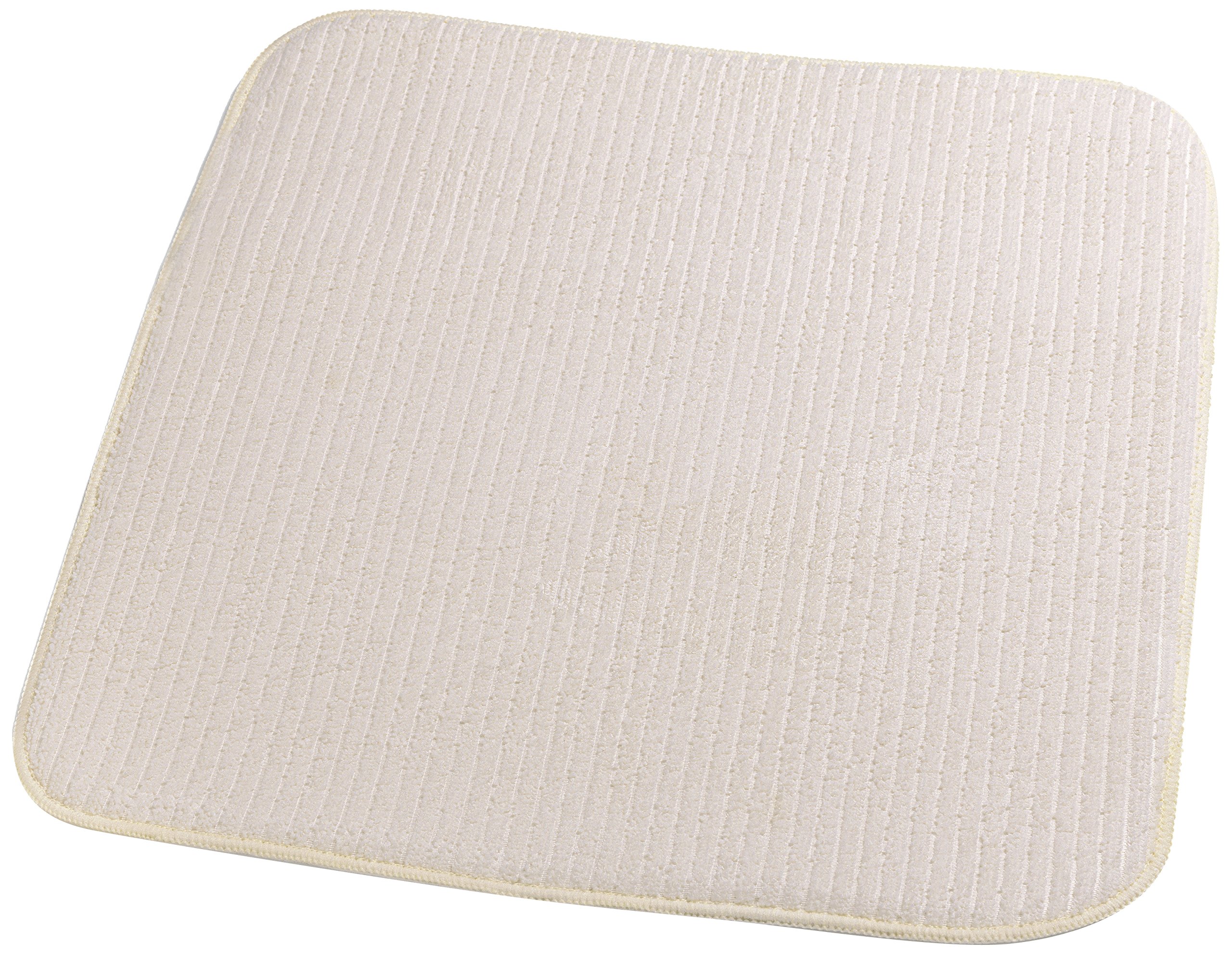 Addis 515058 Microfibre Drying Mat-Cream, Fabric, W:40 x D:45