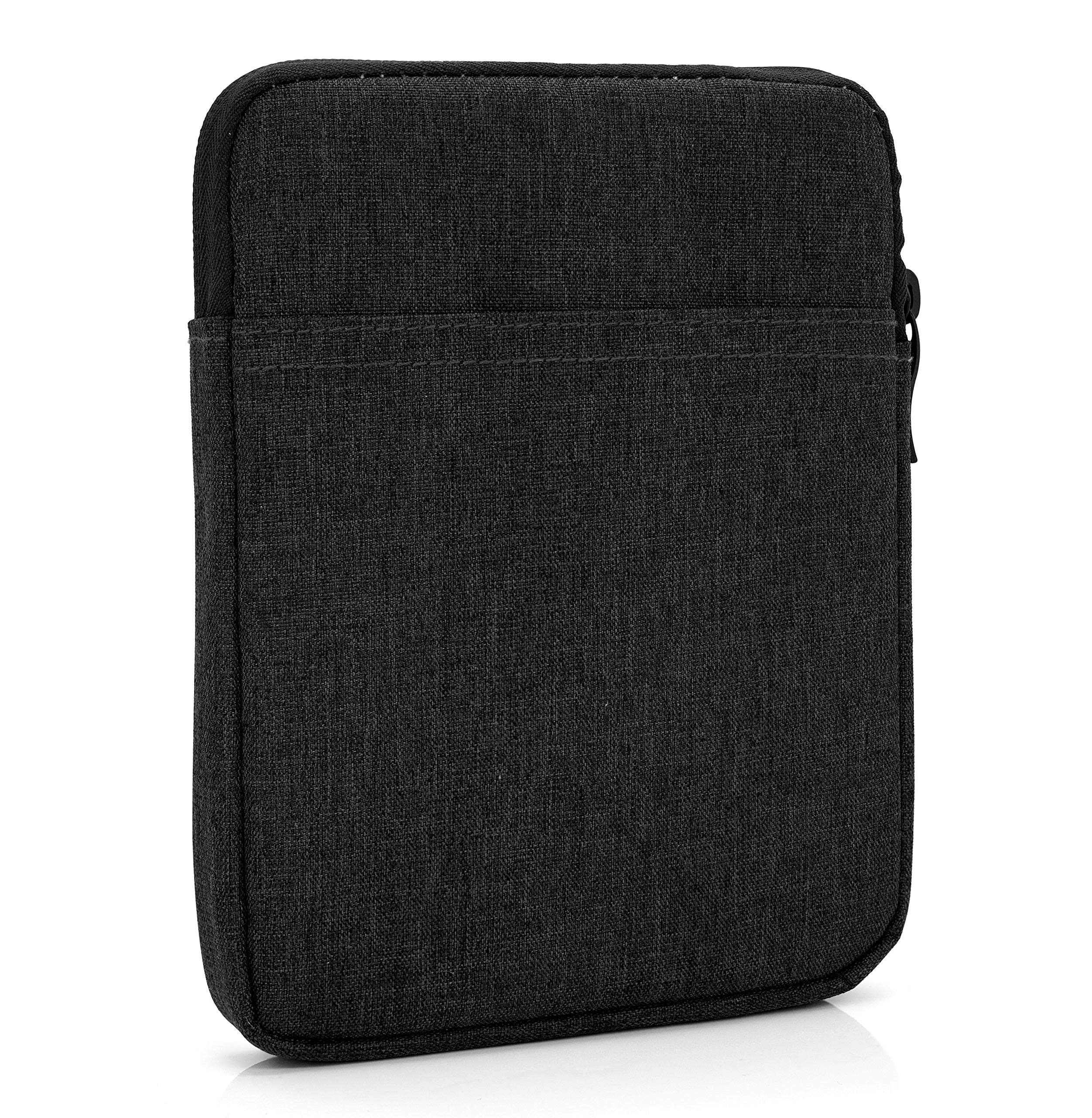 MyGadget Nylon Sleeve for Tablet up to 6,8 Inch - Padded Bag for 13,5 x 18 cm - e.g. Kindle Paperwhite 11th Generation - Travel Pouch in Black — image 1