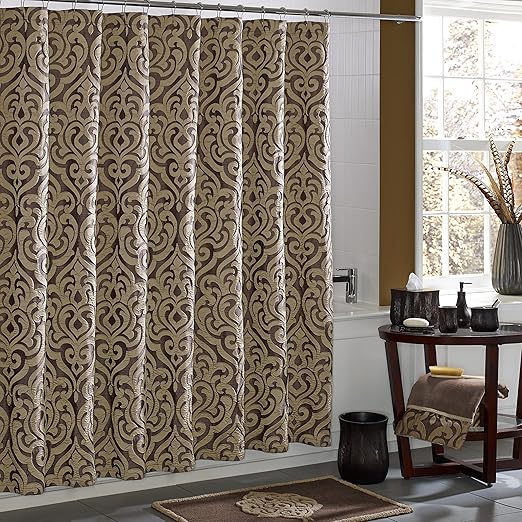 Amazon Com Five Queens Court Lafayette Jacquard Damask Shower