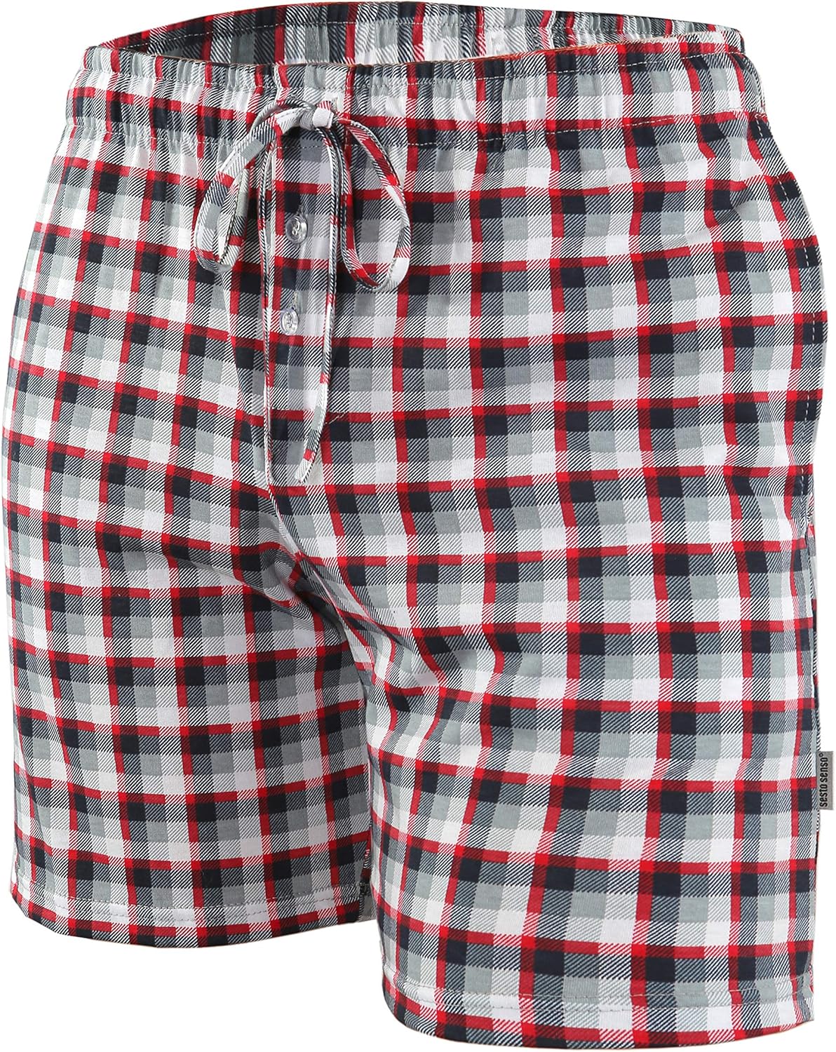 Vetements Bas De Pyjama Sesto Senso Bas De Pyjama Homme Court Coton 1 2 Pack Short De Nuit Vetement Dinterieur