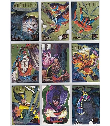 Amazon.com: 1995 Fleer Ultra X-Men Suspended Animation Insert Set