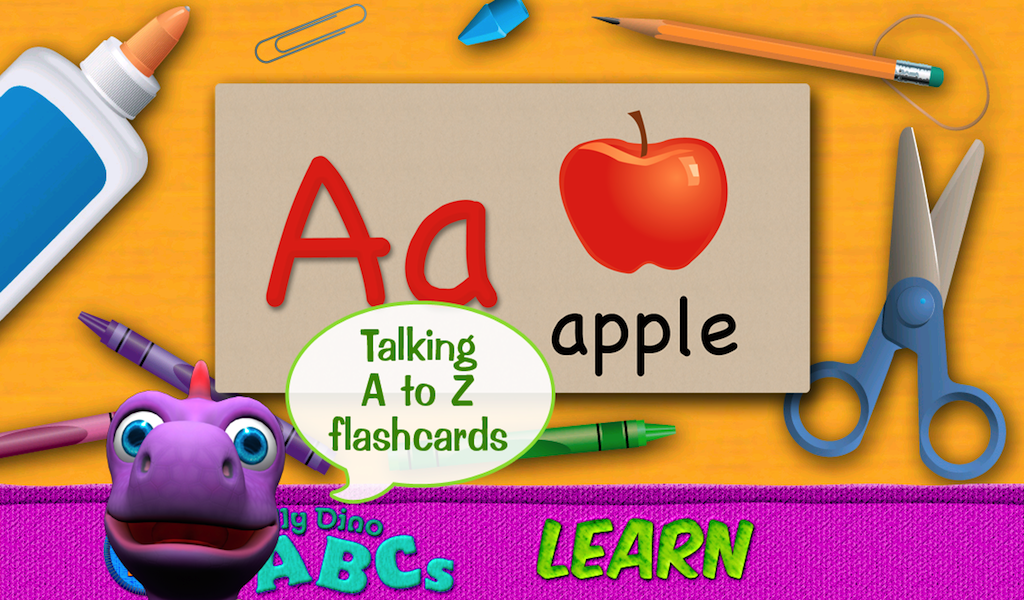 ABCs with Dally Dino - Kids Learn the Alphabet with Flashcards, I Spy, Sort It, Match, Sequence, Memory and Counting Games! Preschool Fun with Dally Dinosaur
