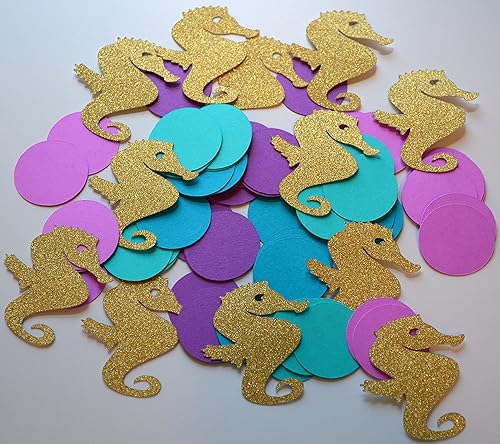Amazon Com Seahorse Table Confetti 75 Ct Under The Sea Party