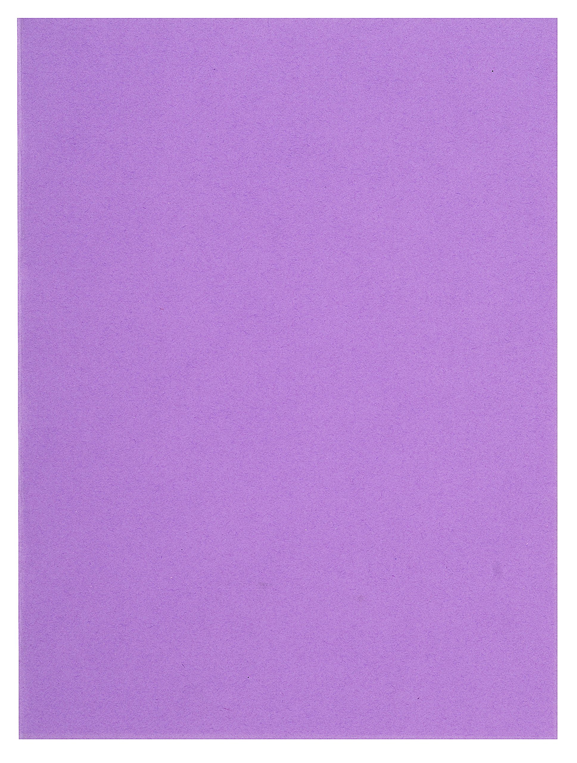 Exacompta - Ref 160008E - Forever Collection - Flash Square Cut Folders - 240 x 320mm in Size, Suitable for A4 Documents, 220gsm Recycled Card - Lilac (100 Pack)