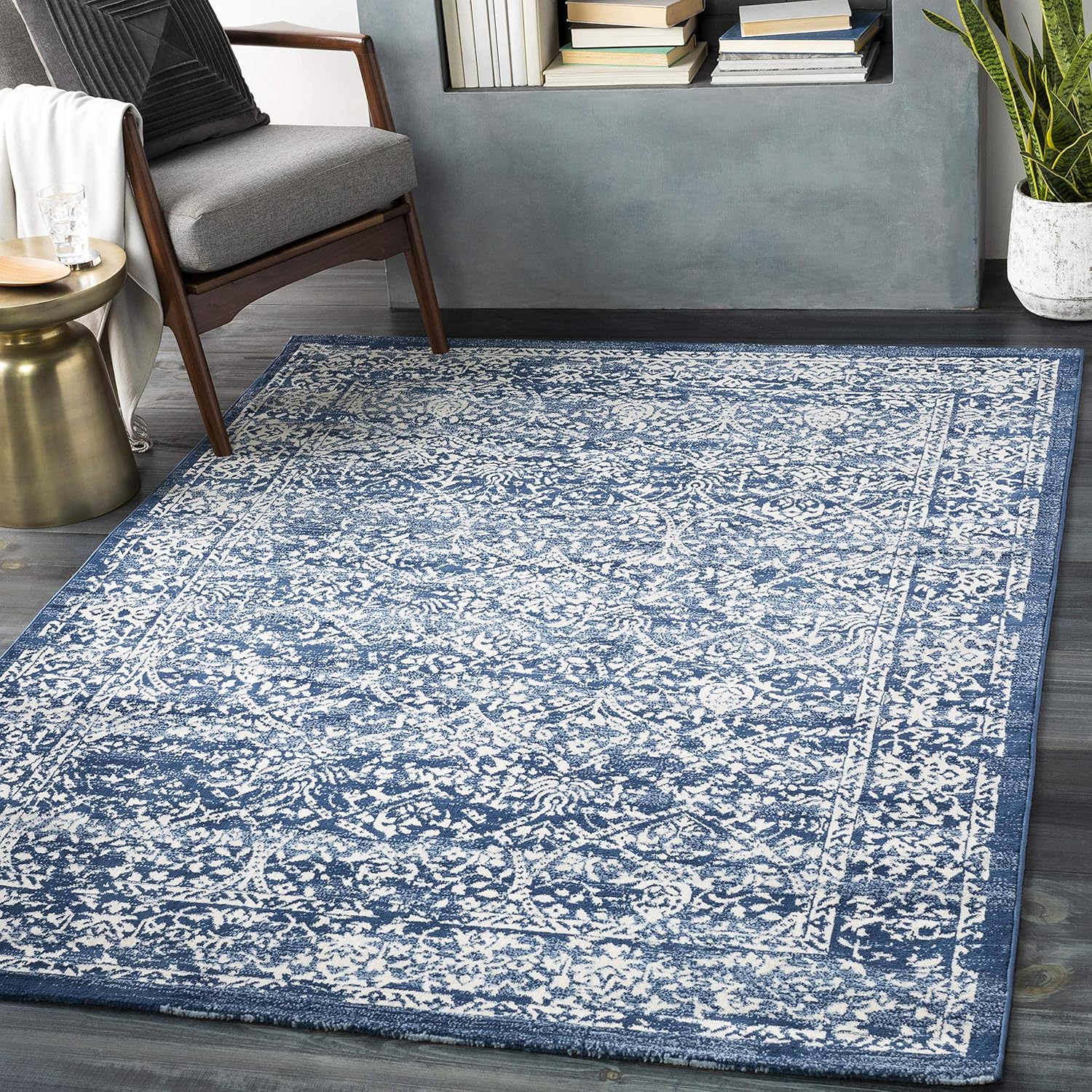 Artistic Weavers Preston Area Rug, 7'10" x 10', Navy