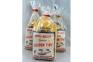 Arkansas Finest Nona Belles Genuine Golden Fry Fish Breading Lot of 3 Bags Regular Version