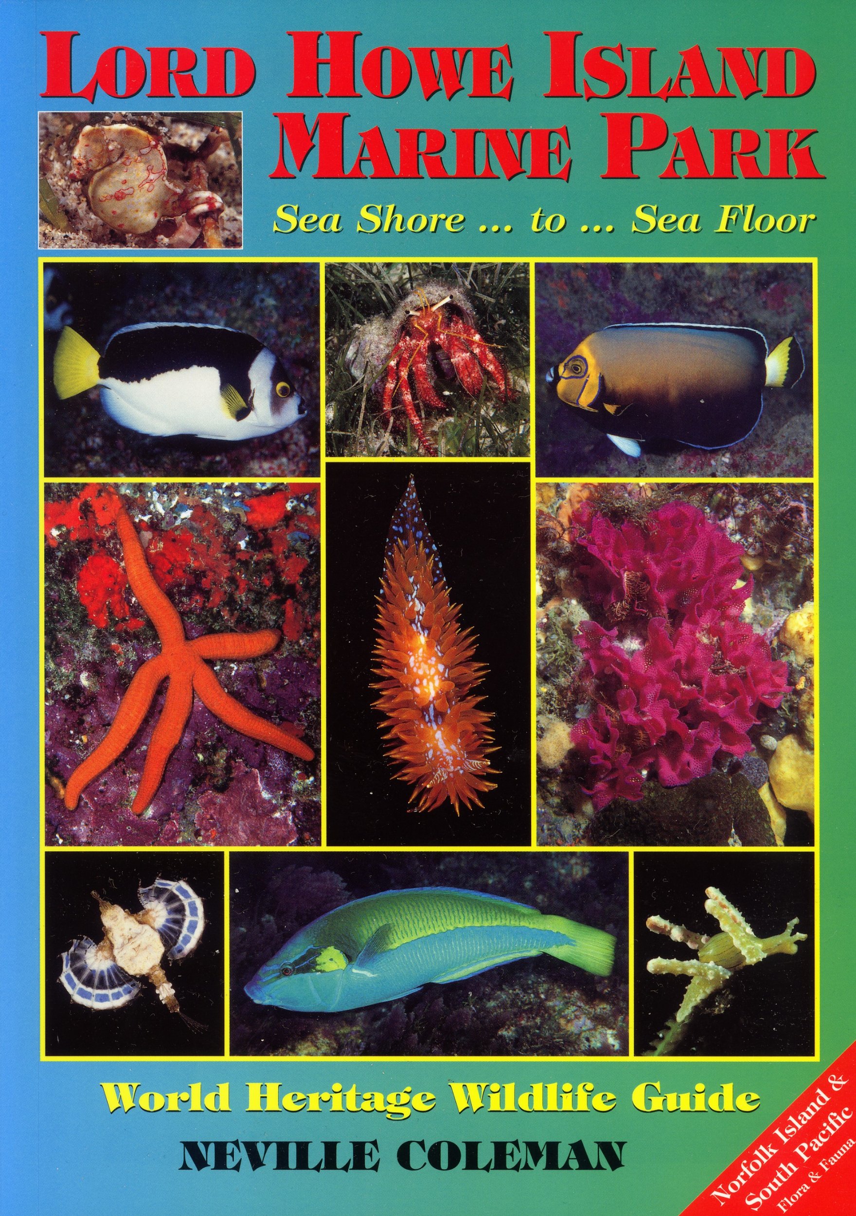 Lord Howe Island Marine Park Sea Shore To Sea Floor Neville Coleman Amazon Com Books