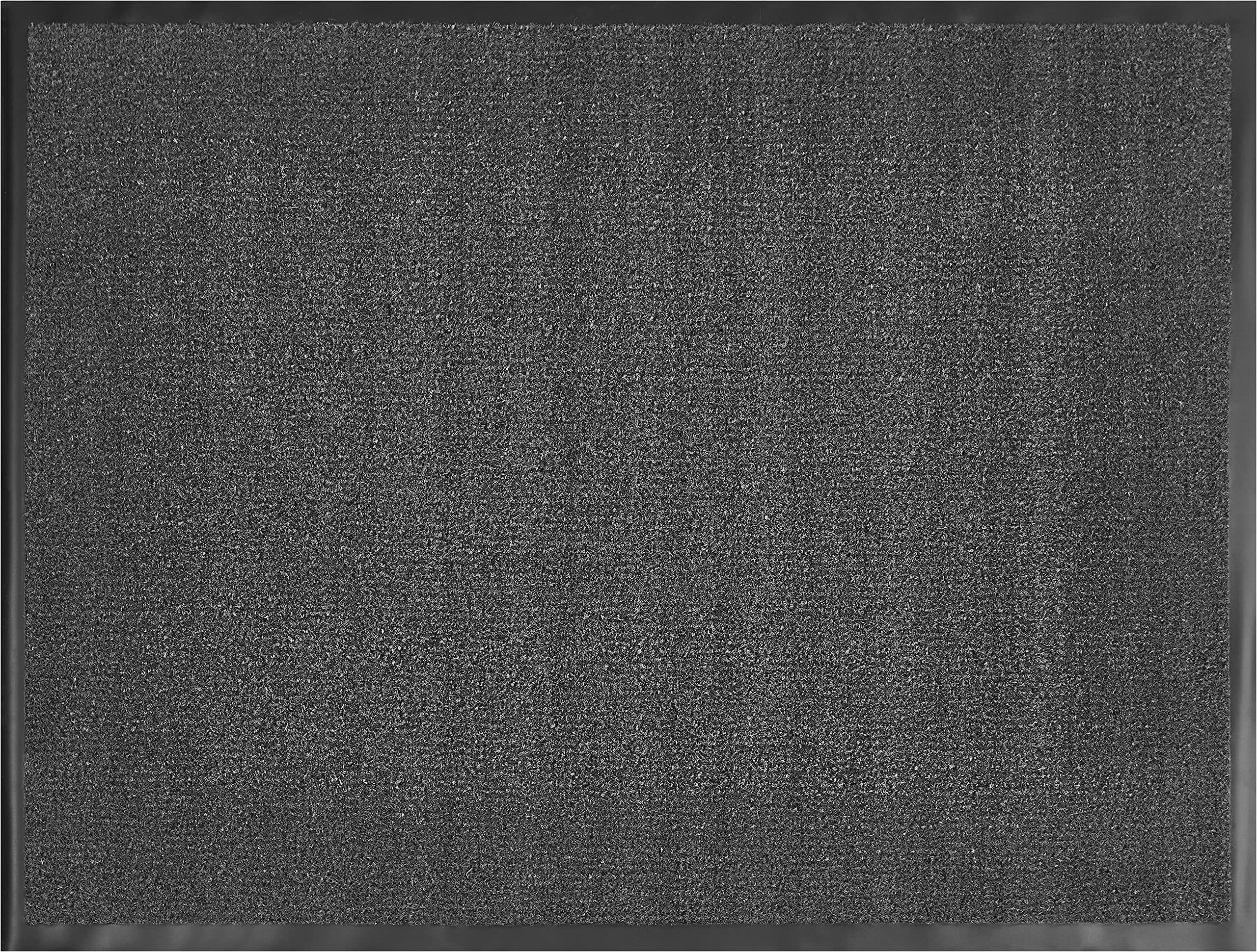 andiamo Doormat Dirt Trapping Door Mat for Indoor and Covered Outdoor Areas with Non-Slip Backing 90 x 120 cm Grey